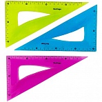 Треугольник 30°, 18см Berlingo «Flexy», гибкий, ассорти, европодвес