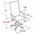 превью Кресло для руководителя Комус Мебель (Easy Chair) 595 чёрное (сетка/ткань, металл крашеный)