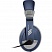 превью Наушники с микрофоном (гарнитура) DEFENDER Gryphon HN-750, проводная, 2 м, синяя
