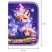 превью Пенал BRAUBERG KIDS, 1 отделение, 2 откидные планки, 21×14 см, «Лисичкин дзен»