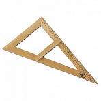 Треугольник для классной доски (треугольник классный), деревянный, 60×30×40 см, прямоугольный