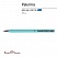 превью Ручка шариковая автоматическая Bruno Visconti Palermo синяя (бирюзовый корпус, толщина линии 0.5 мм)