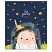 превью Тетрадь 48л., А5, клетка Greenwich Line «Cute fantasy», матовая ламинация, фактурное тиснение, конгрев, 70г/м2