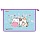 Папка для тетрадей ПИФАГОР А4, 1 отделение, картон/пластик, на молнии, «Cat friends»