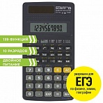 Калькулятор STAFF инженерный STF-310, 10+2 разряда, двойное питание, 142×78 мм