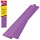 Цветная бумага крепированная BRAUBERG, стандарт, растяжение до 65%, 25 г/м2, европодвес, фиолетовая, 50?200 см
