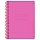 Тетрадь 96л., А5, клетка на пластиковом гребне, BG «Neon. Pink», пластиковая обложка
