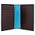 превью Обложка для паспорта Piquadro Blue Square из натуральной кожи коричневого цвета (PP1660B2/MO)
