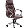 Кресло руководителя EChair-535 MPU (искусственная кожа коричневая, хром)