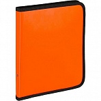 Папка-конверт на молнии Attache Neon A5 оранжевая 700 мкм