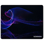 Коврик для мыши SONNEN «NEON WAVE» резина + ткань250×200х2 мм513958