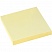 превью Блок самоклеящийся (стикер) BRAUBERG, 76×76 мм, 100 л., желтый