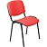 превью Стул офисный Easy Chair Изо красный (искусственная кожа, металл) (550728)