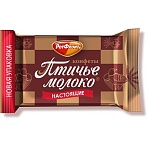 Конфеты Птичье молоко сливочно-ванильное, пирож-суфле, укрупл короб 3кг/уп