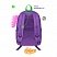 превью Рюкзак Berlingo «Regular purple», 40×27×16см, 1 отделение, 3 кармана, уплотненная спинка