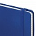 превью Блокнот в клетку с резинкой МАЛЫЙ ФОРМАТ А6 (100×150 мм), 80 л., балакрон синий BRAUBERG «Metropolis»
