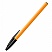 превью Ручка шариковая BIC "Orange", корпус оранжевый, черные детали, толщина письма 0,36 мм, черная
