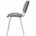 превью Стул офисный Easy Chair Изо серый (искусственная кожа, металл хромированный)