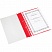 превью Папка-скоросшиватель Attache А4 с перфорацией красная 10 штук в упаковке (толщина обложки 0.11 мм и 0.15 мм)