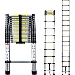 Лестница ST 4.4 стальная телескопическая 4.4м. (15ступ), ALUMET
