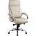 превью Кресло для руководителя Комус Мебель (Easy Chair) 516 бежевое (экокожа, металл хромированный)