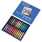 Пастель сухая художественная BRAUBERG ART «Летние ночи», 24 цвета, круглое сечение