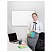 превью Доска магнитно-маркерная OfficeSpace, 60×90см, алюминиевая рамка Slim, полочка