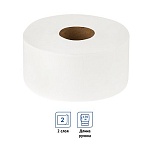 Бумага туалетная OfficeClean «Premium» 2-слойная, мини-рулон, 170м/рул., мягкая, тиснение, белая