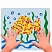 превью Краски пальчиковые сенсорные ЮНЛАНДИЯ «ЛИСЁНОК», 6 цветов по 60 мл, в баночках, ВЫСШЕЕ КАЧЕСТВО