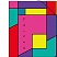 превью Папка на резинке Berlingo «Color Block» А4, 600мкм, с рисунком