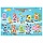 Настольное покрытие BRAUBERG KIDS для труда и творческих занятий, ПВХ, «Numbers», 50×35 см