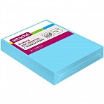 Стикеры 76×51 мм Attache неоновые голубые (1 блок, 100 листов)