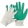 Перчатки х/б 7.5 класс OfficeClean, эконом, с точечным ПВХ, 4 нитки, белый, (42-43г), 166 текс