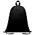превью Мешок для обуви BRAUBERG большой удобный с ручкой, 51×41 см, Total Black