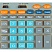 превью Калькулятор настольный Milan 153512O 12-разрядный серый/оранжевый