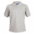 Рубашка Поло короткий рукав серая (XL)
