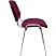 превью Стул офисный Easy Chair Изо/Iso бордовый (ткань, металл) (244440)