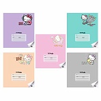 Тетрадь 18 л. CENTRUM клетка, обложка картон, «Hello Kitty» (микс в спайке)