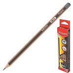 Набор карандашей чернографитных MAPED (Франция), 12 шт., «Black Pep's», НВ, трехгранные, без резинки