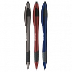 Ручка шариковая автоматическая Berlingo «Metallic XL» синяя, 0.7мм, грип, корпус ассорти