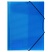 превью Папка на резинке СТАММ «Кристалл» А4, 500мкм, пластик, синяя