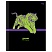 превью Дневник 1-11 кл. 40л. (твердый) BG «Neon tiger», глянцевая ламинация