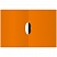 превью Папка с пластиковым клипом Berlingo «Color Zone» А4, 450 мкм, оранжевая
