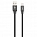 превью Кабель PERO, DC-02, 8-pin Lightning, 2.4А, 1м, черный