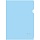 Папка-уголок Berlingo «Starlight», А4, 180мкм, прозрачная голубая, индив. ШК