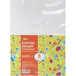 Картон белый Выбор есть (№1School) Отличник (А4, 8 листов, мелованный)