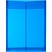 превью Папка-конверт на кнопке Attache А4 синяя 180 мкм (с вертикальным расширением, 5 штук в упаковке)