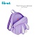 превью Рюкзак Först F-Kids «Lavender» 31×26.5×14см, 1 отделение, 2 кармана, уплотненная спинка