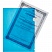 превью Папка-уголок пластиковая синяя 100 мкм (10 штук в упаковке)