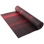 Коврик для фитнеса и йоги Larsen красный/черный 180×60×0.5 см